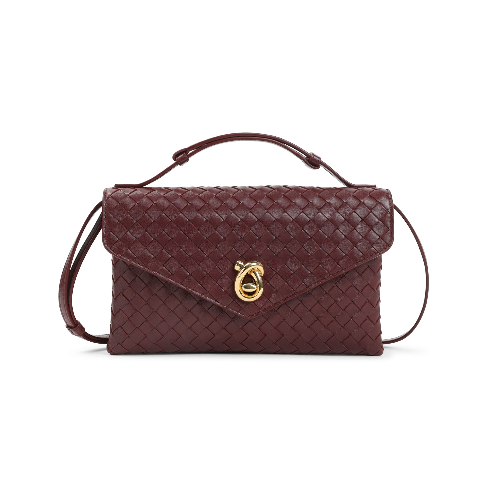 Bottega Veneta Knot Lock Shoulder Bag Women