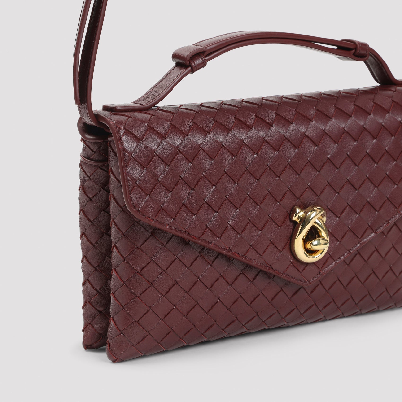 Bottega Veneta Knot Lock Shoulder Bag Women