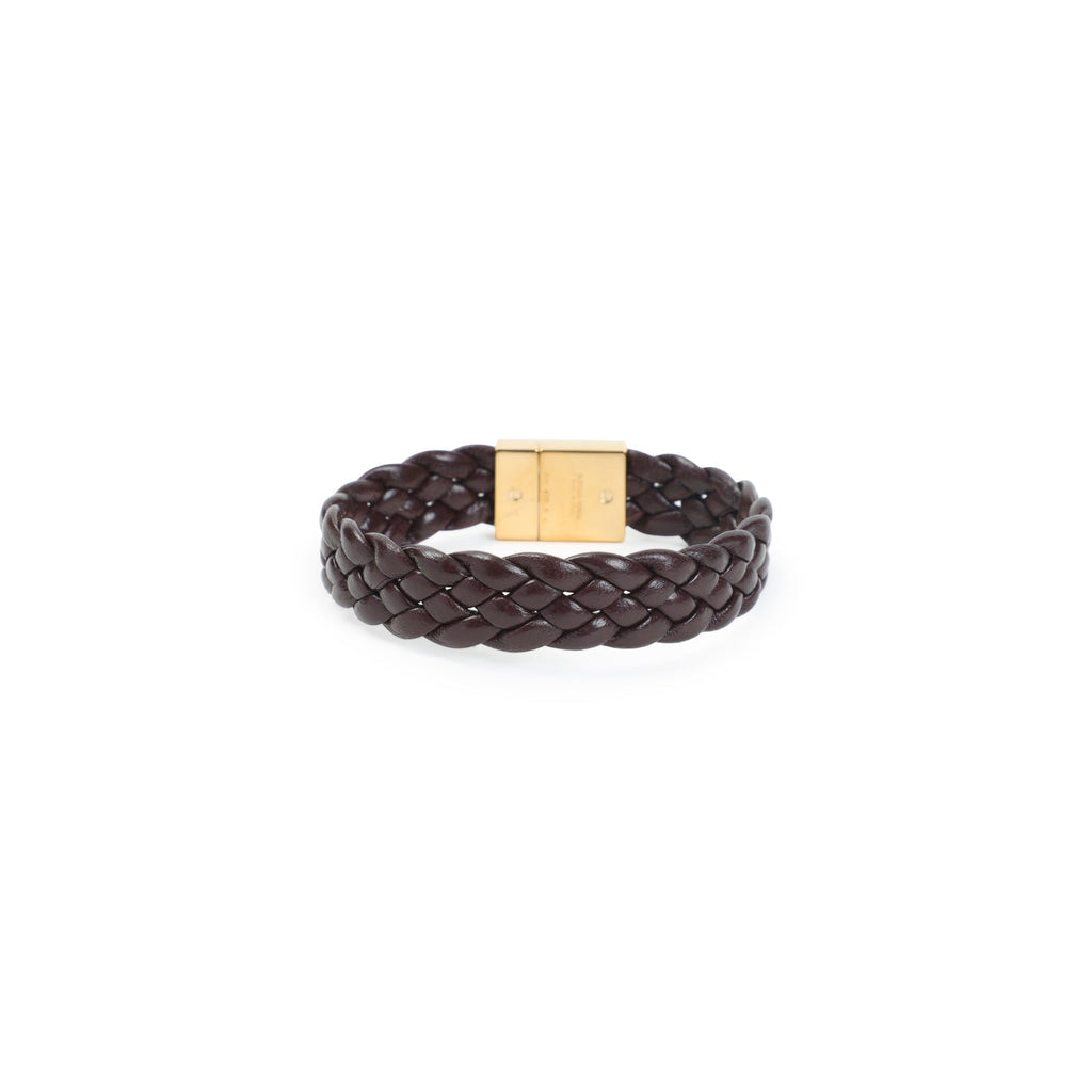 Bottega Veneta Intrecciato Leather Bracelet Women