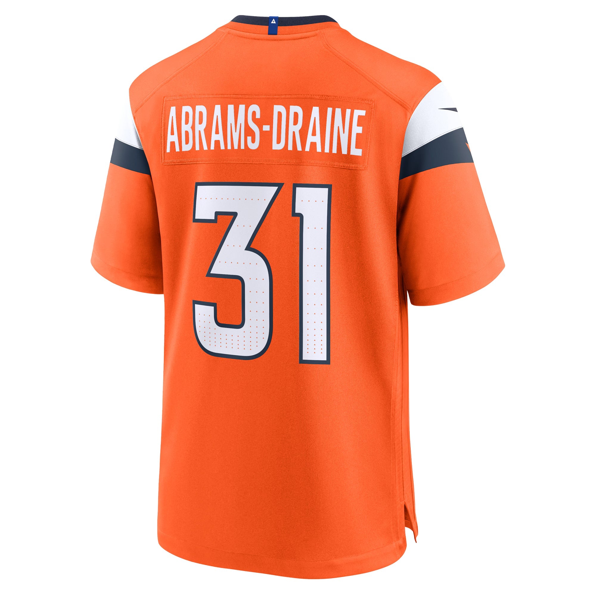 Denver Broncos Kris Abrams-Draine Orange Team Game Jersey