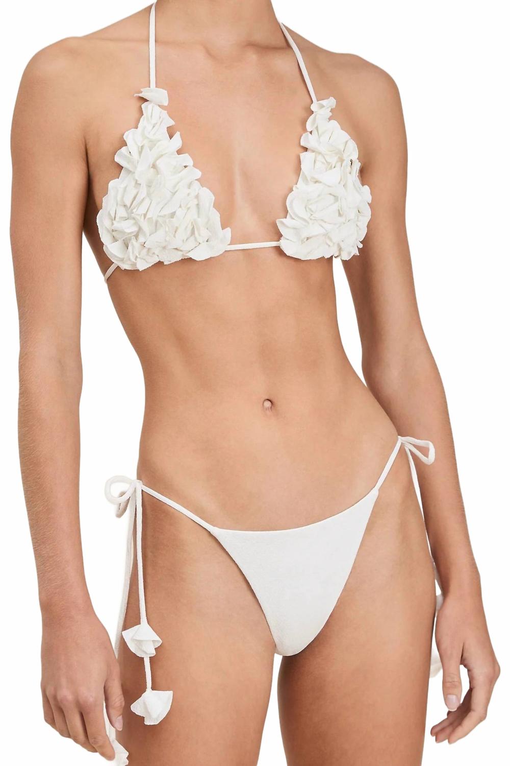 Lio Bikini Bottom In White