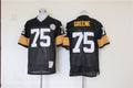 Men's Pittsburgh Steelers Joe Greene Mitchell & Ness Black Legacy Replica Jersey1