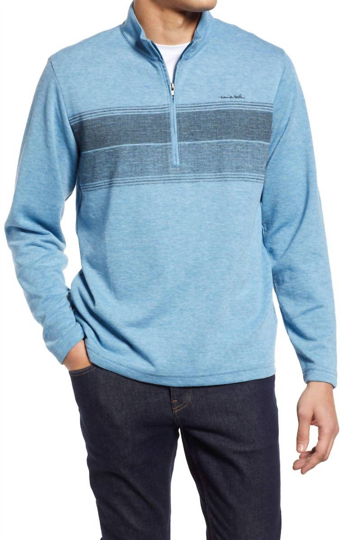 Men's Bridge The Gap Jacket In Heather Blue Sapphire