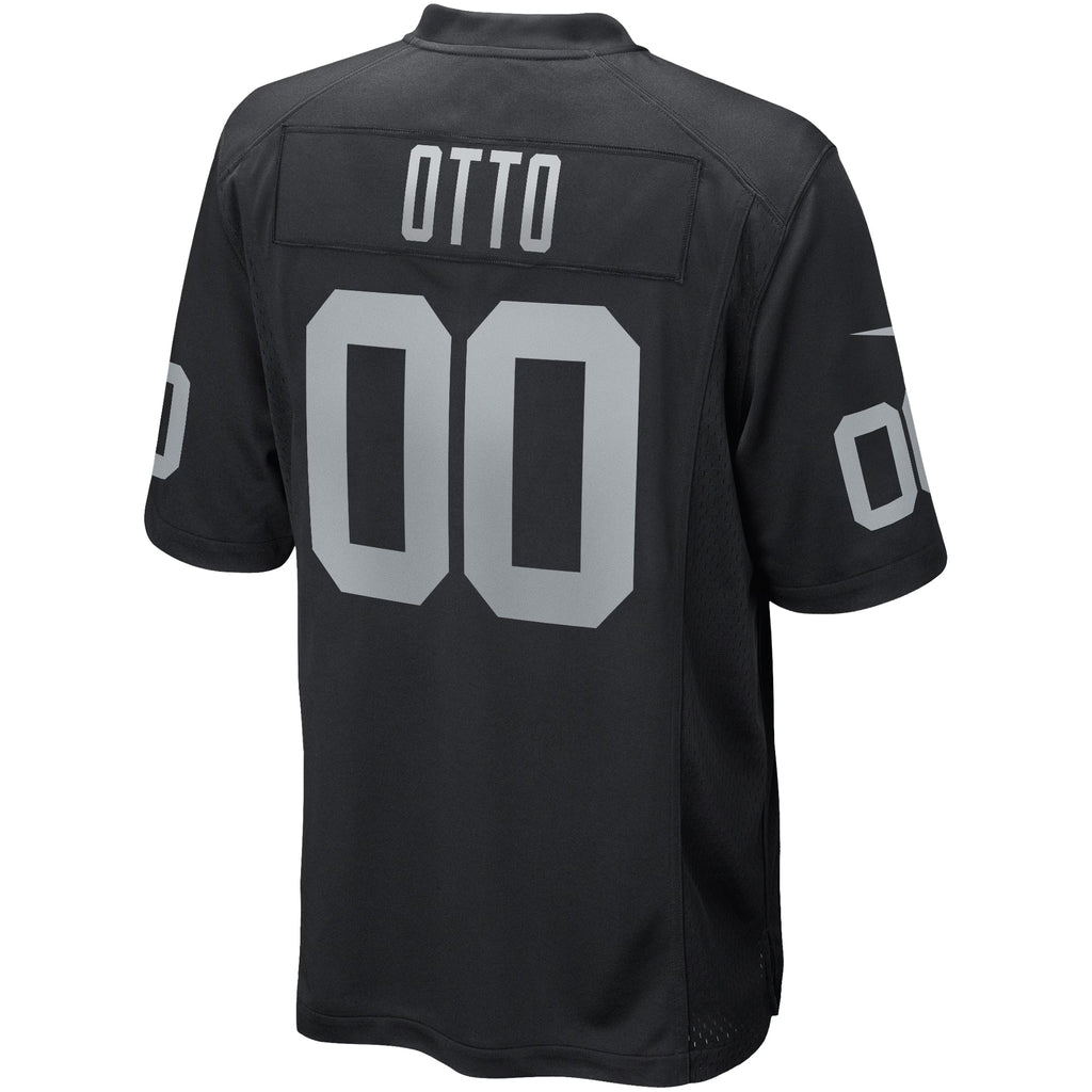 Las Vegas Raiders Jim Otto Black Game Retired Player Jersey