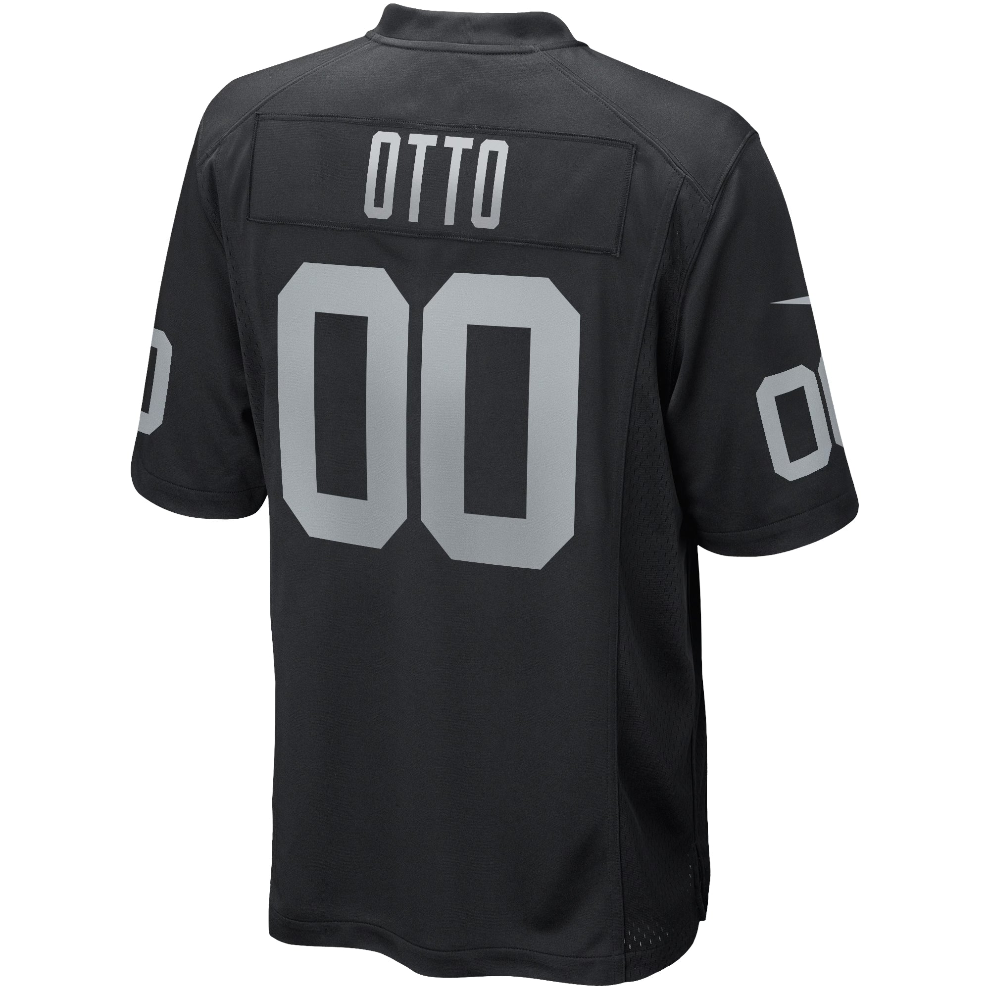 Las Vegas Raiders Jim Otto Black Game Retired Player Jersey