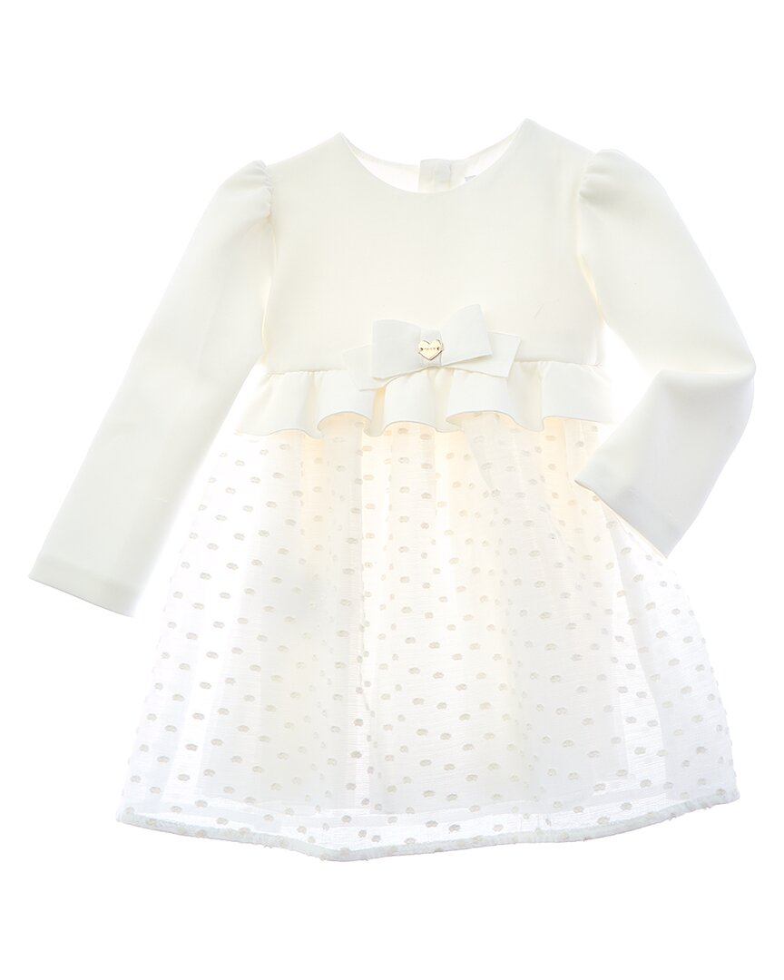Mayoral Heart Plumeti Chiffon Dress