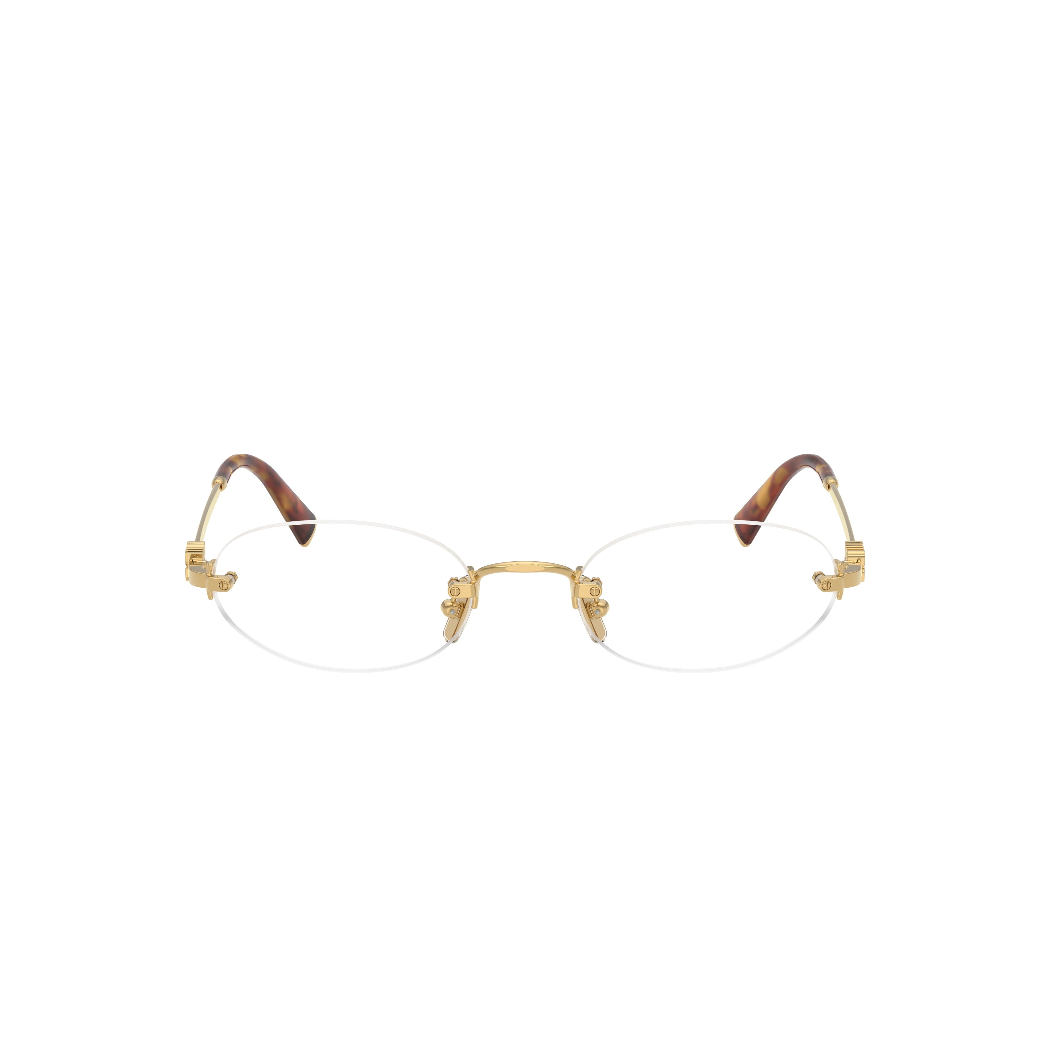 0mu 53wv Rimless Oval Sunglasses