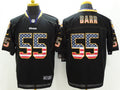 Men's Minnesota Vikings Anthony Barr #55 Black Game Jersey1