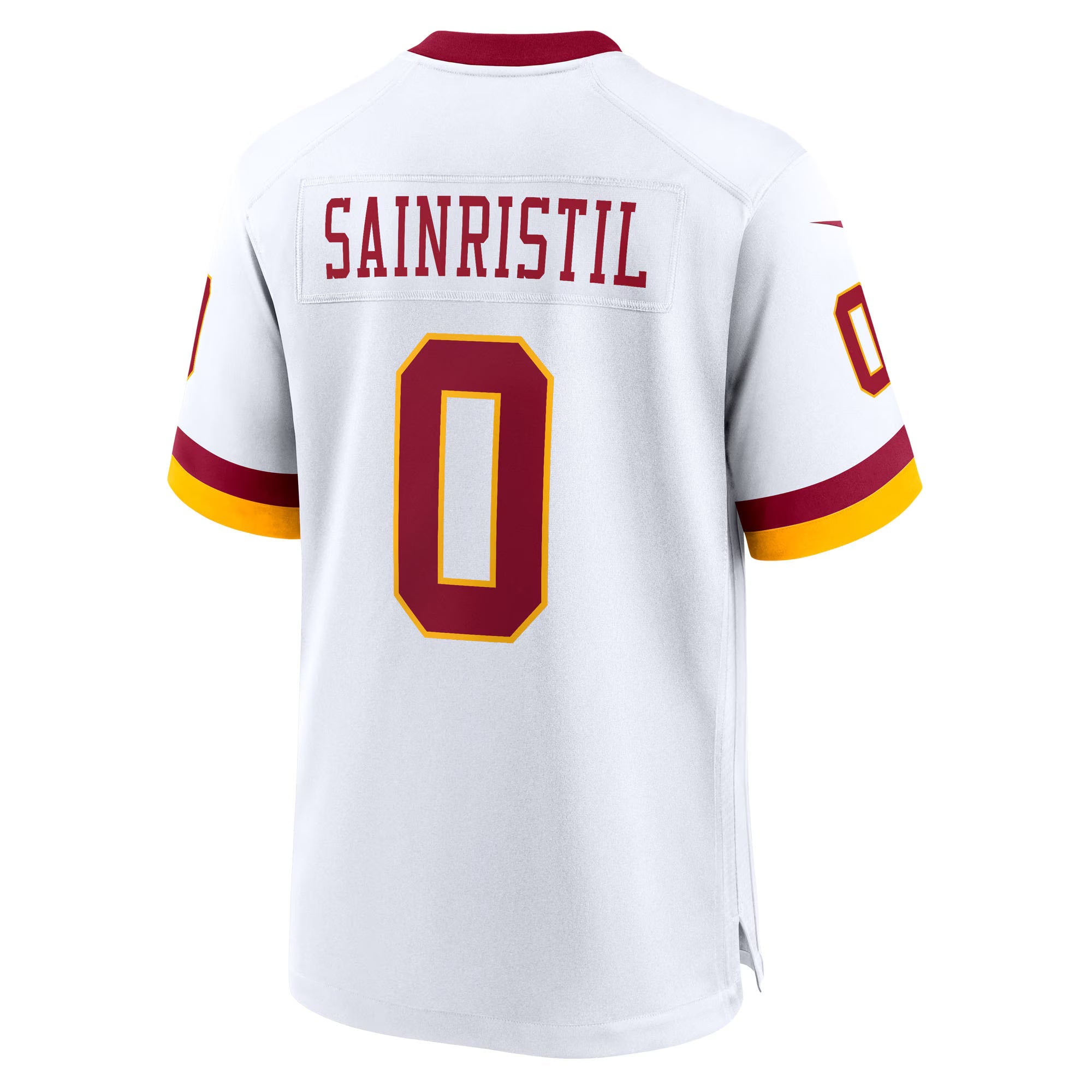 Washington Commanders Mike Sainristil White Game Super Bowl Era Jersey