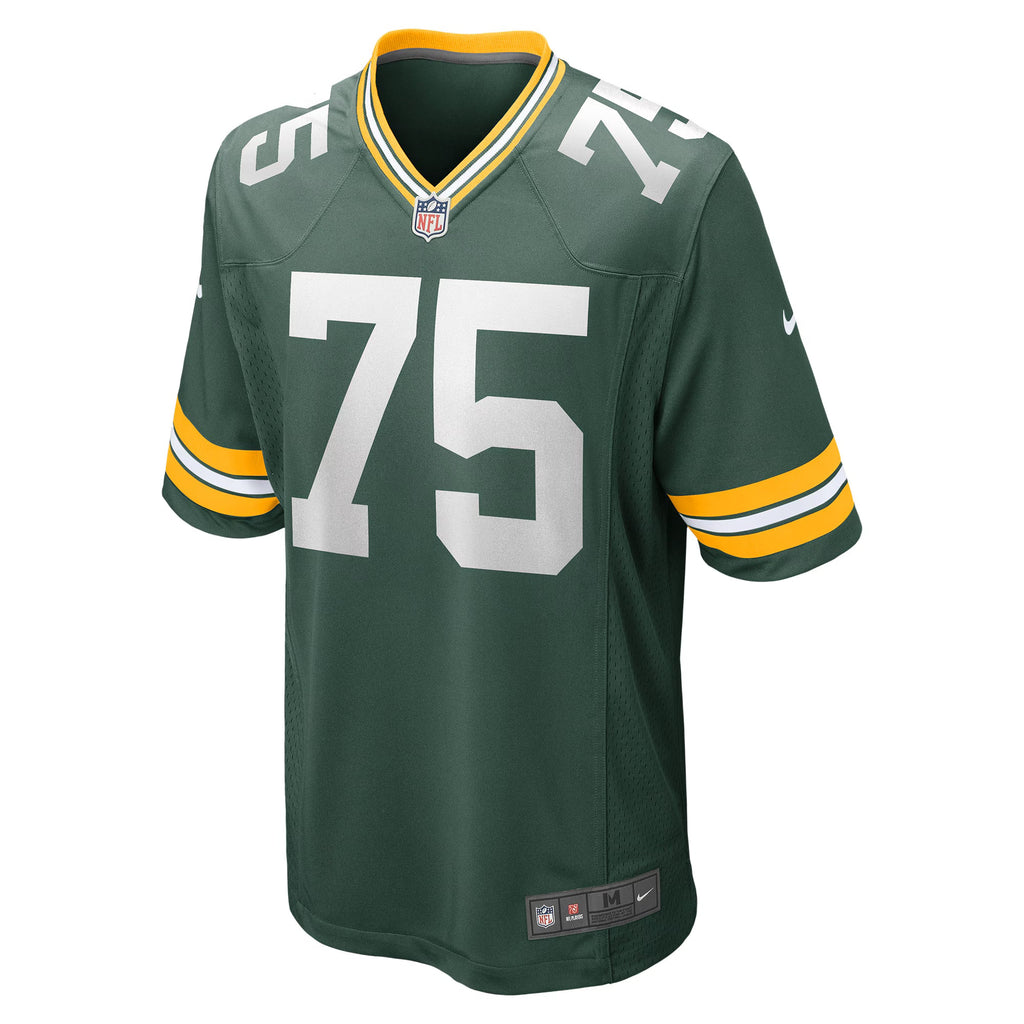 Green Bay Packers Sean Rhyan Green Game Player Jersey