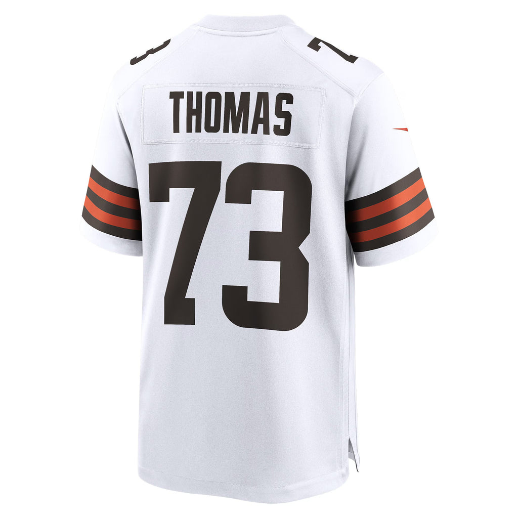 Cleveland Browns Joe Thomas White Retired Game Player Jersey