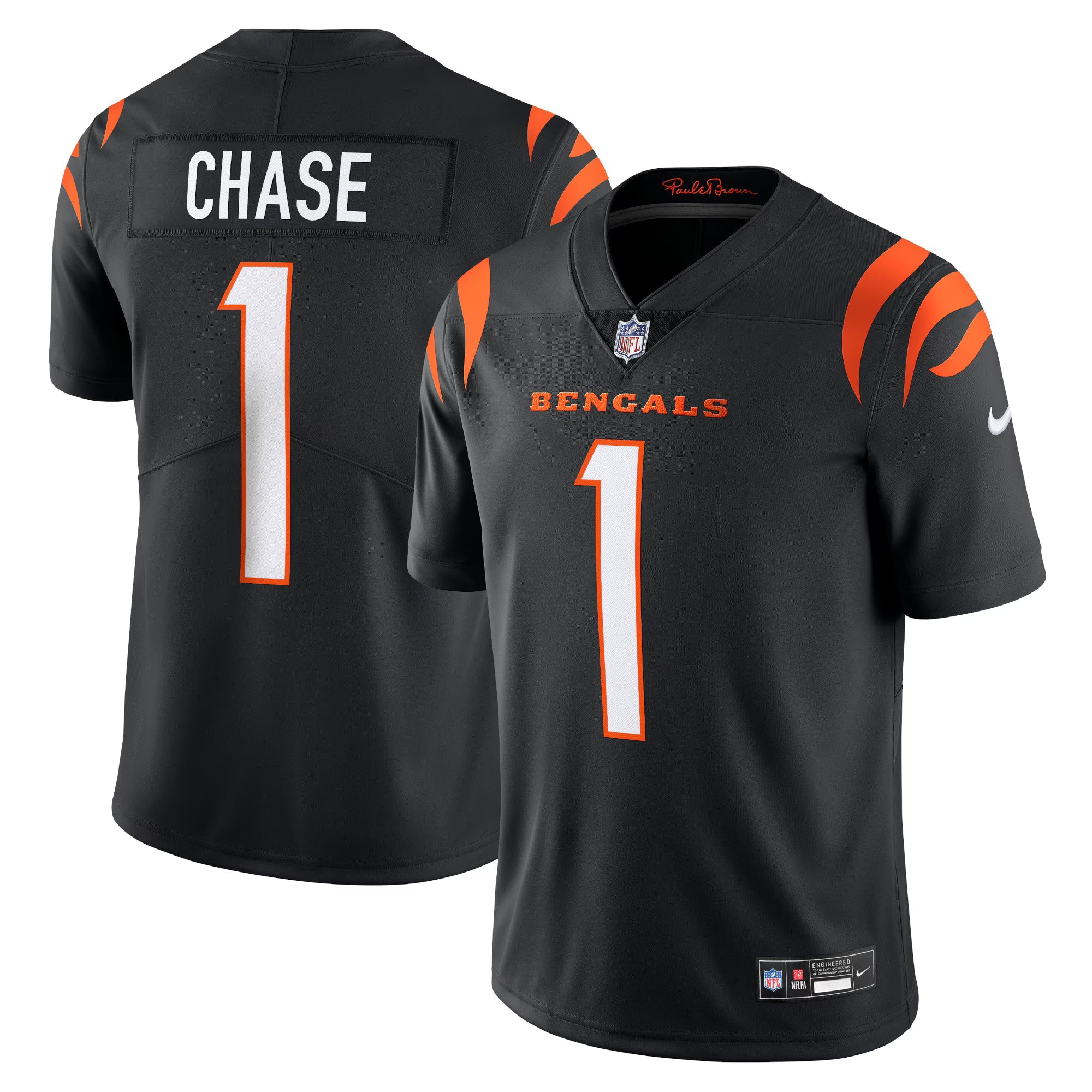 Cincinnati Bengals Ja'Marr Chase Black Vapor Untouchable Limited Jersey