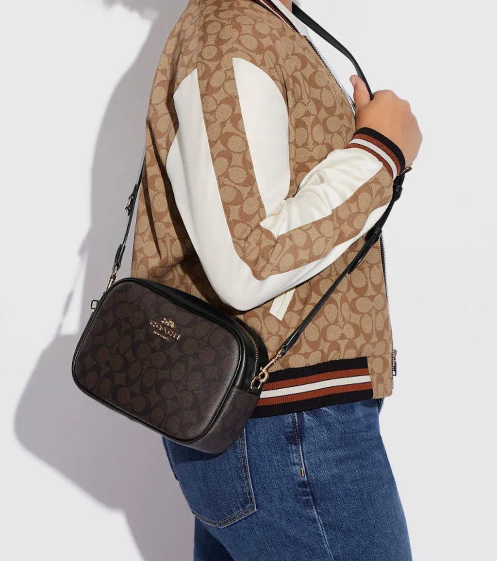 NWT Coach Medium Jamie Camera Crossbody Bag In Signature Canvas