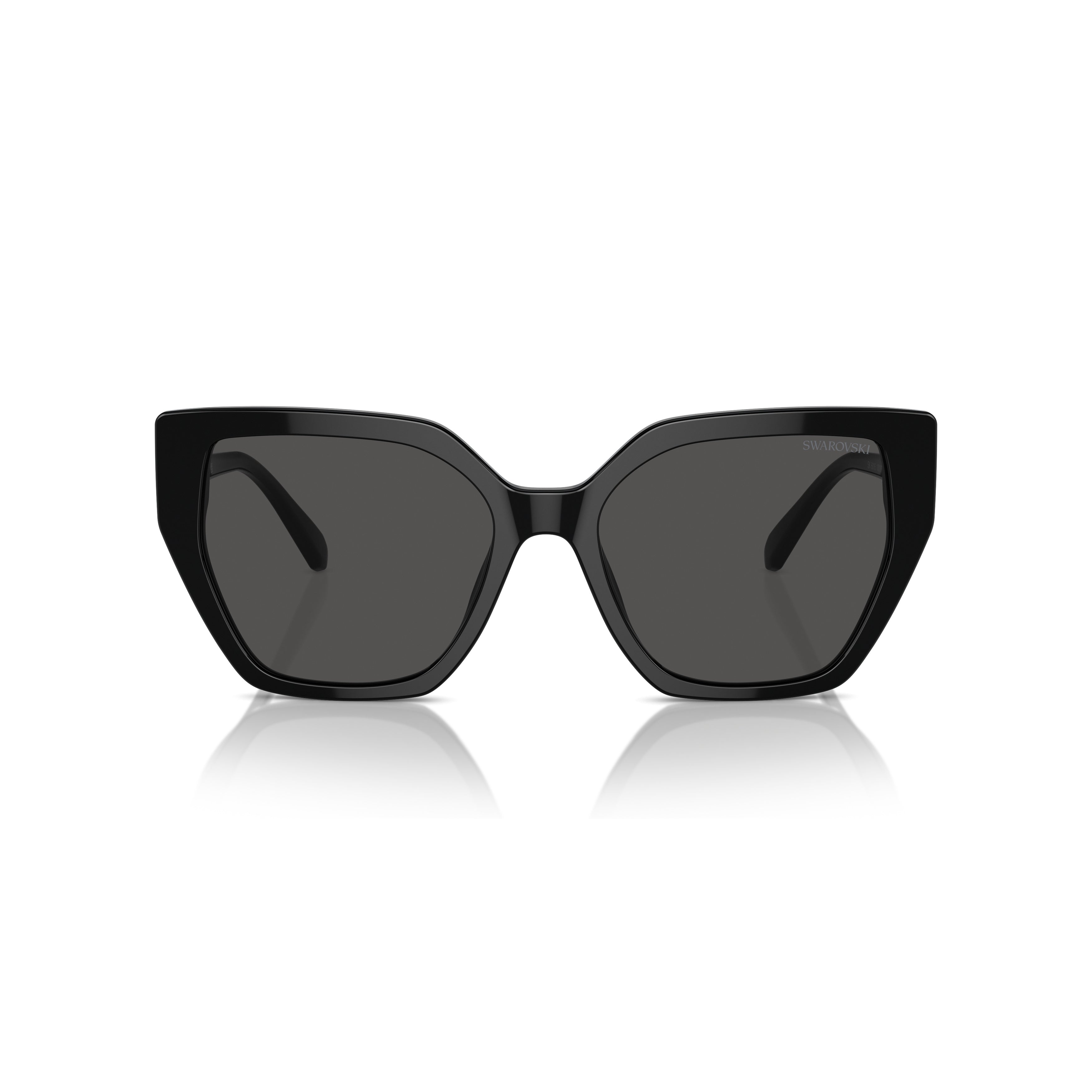 0Sk6016 Oversized Square Frame Sunglasses with Crystal Accents