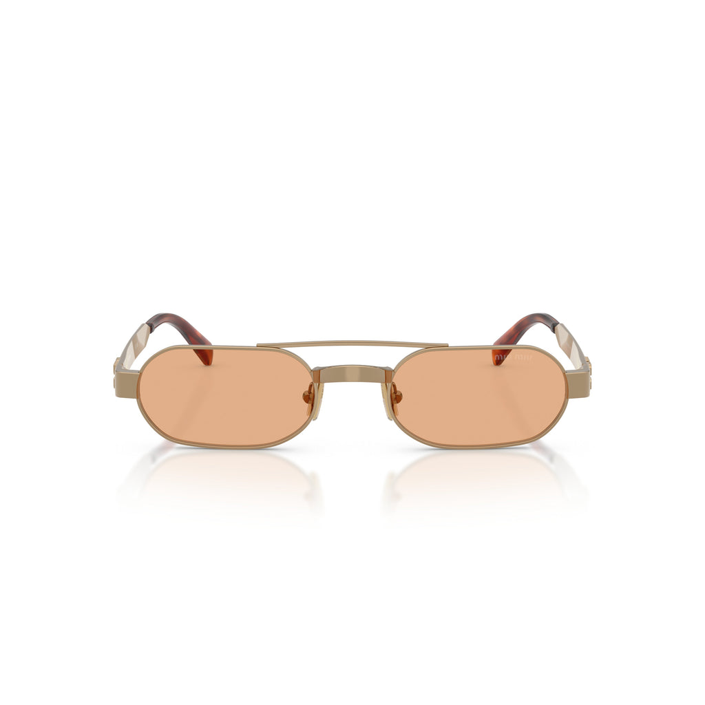 0Mu B52S Rectangular Metal Frame Sunglasses
