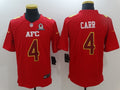 Men's Las Vegas Raiders Derek Carr #4 Red Game Jersey1