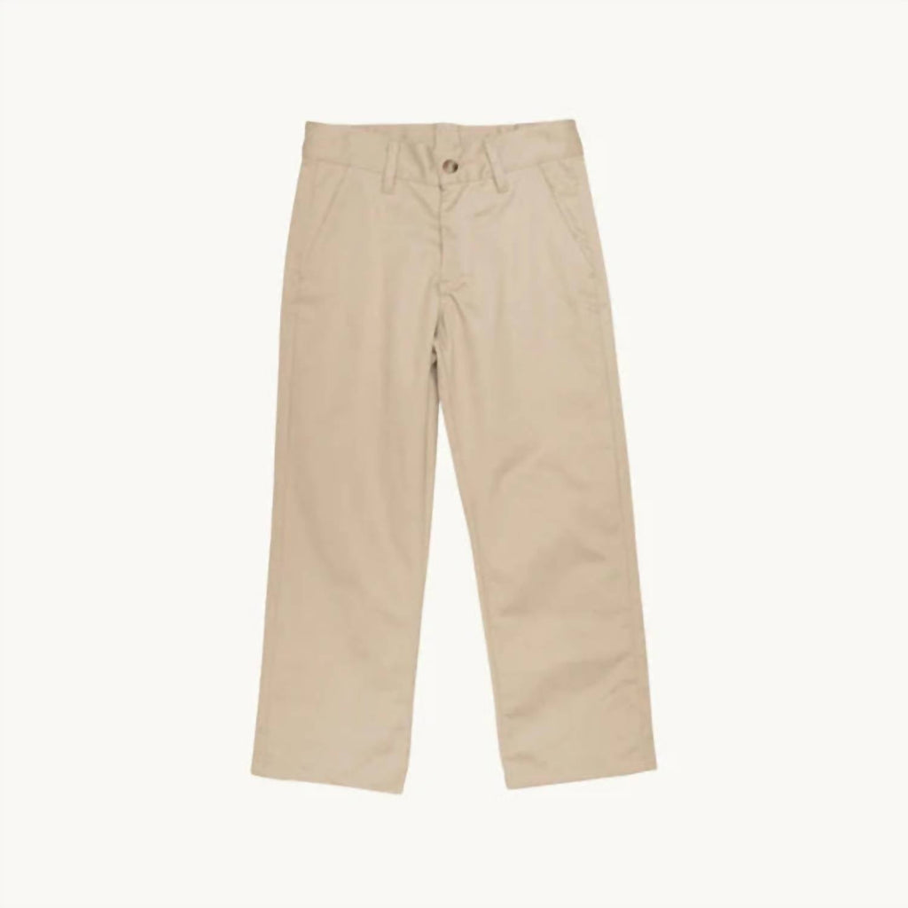 Prep School Pants In Keeneland Khaki With Nantucket Navy Stork