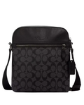 NWT Coach Men's Houston Flight Bag In Signature Canvas & Leather