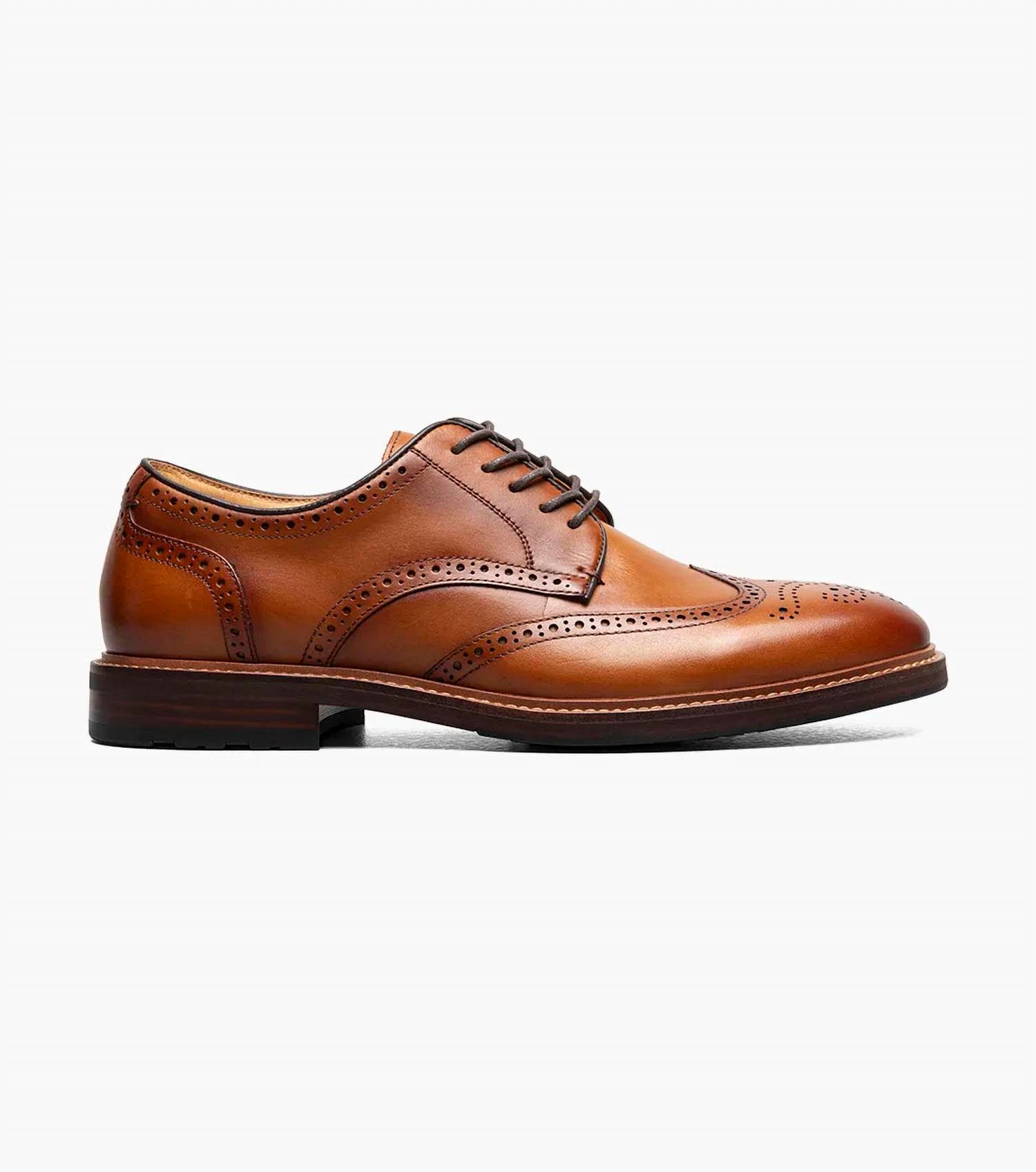 Men's Anthem Wingtip Oxford Shoes In Saddle Tan
