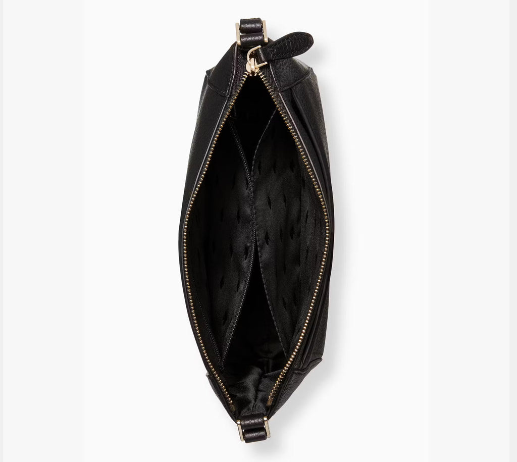 NWT Kate Spade Leather Monica Small Crossbody Bag In Black