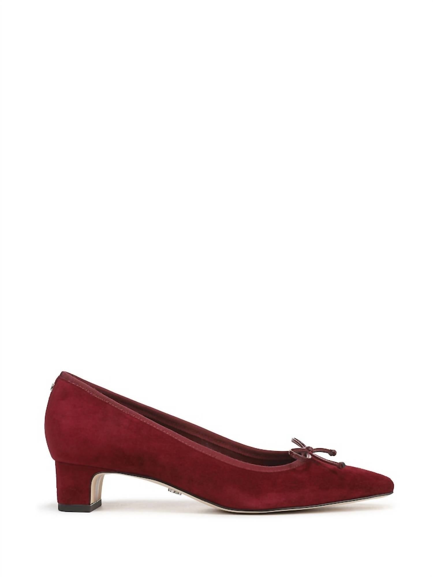 Women's Rinda Court Shoe In Merlot
