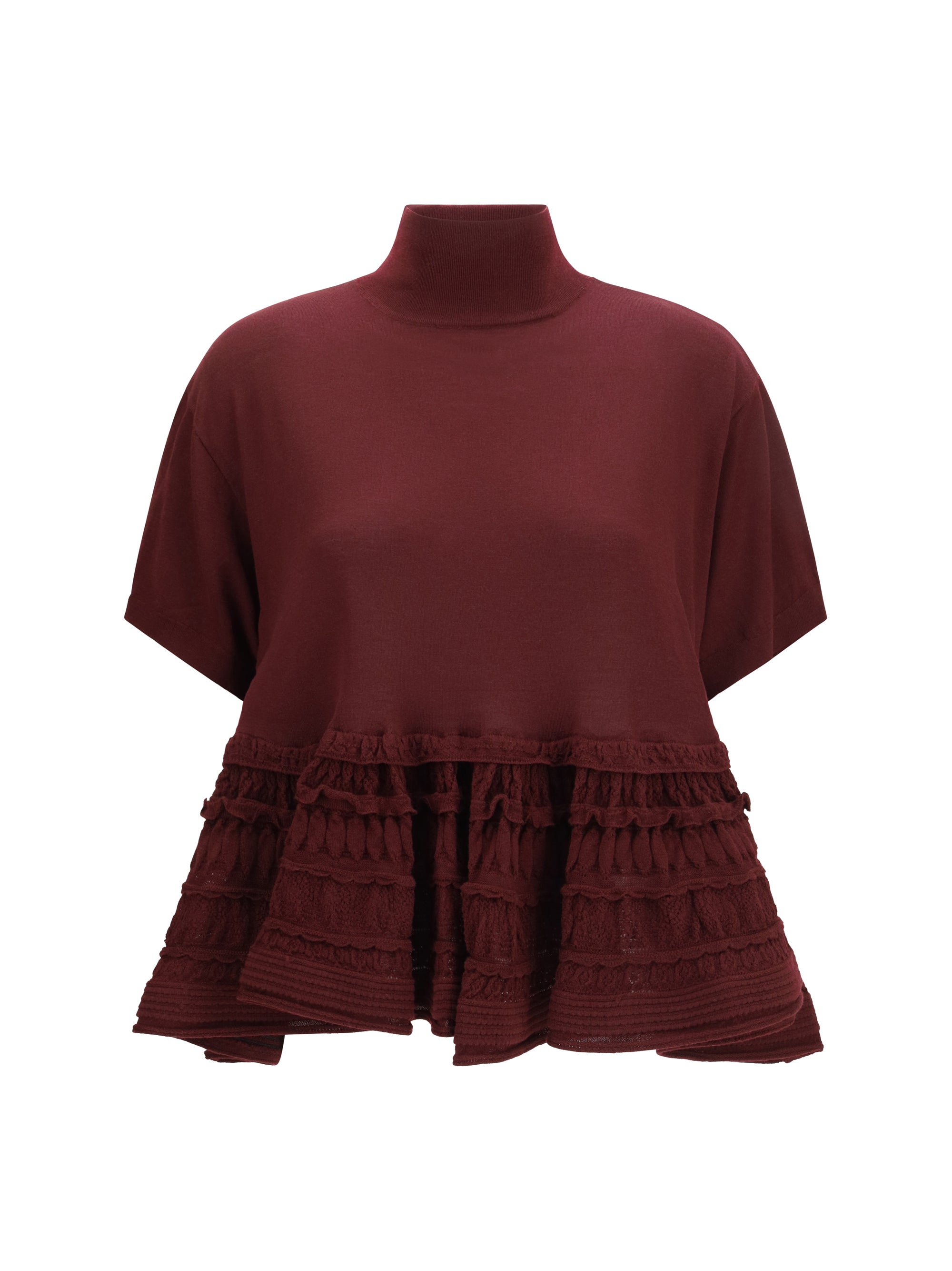 Alaïa Women Virgin Wool T-Shirt