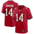 Tampa Bay Buccaneers Brad Johnson Red Game Retired Player Jersey