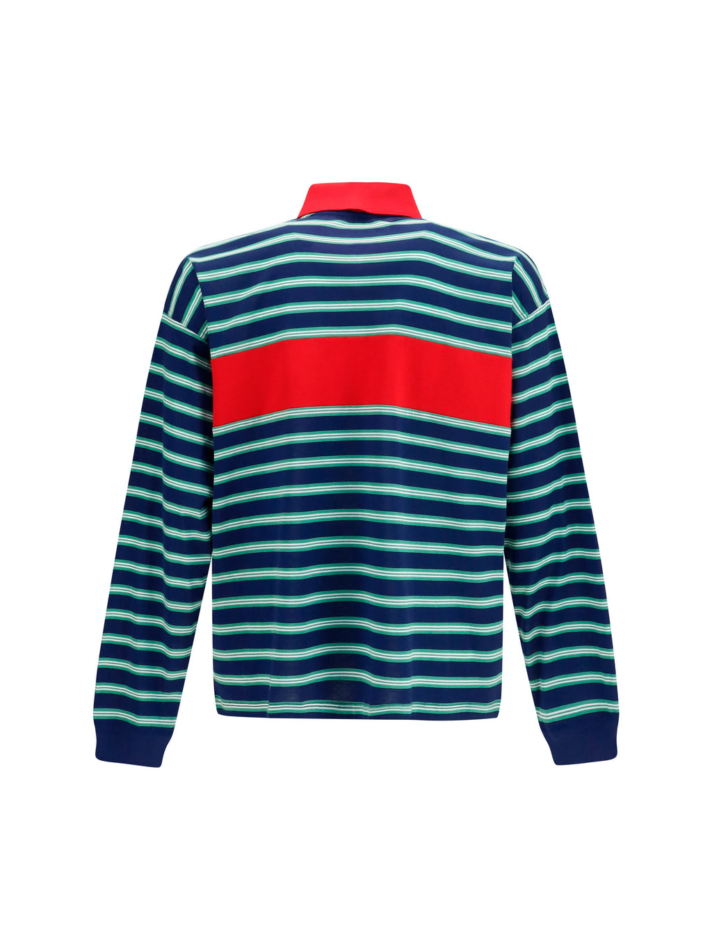 Versace Men Striped Cotton Polo