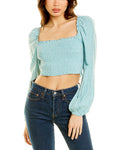 Daisy Lane Smocked Tie-Back Top