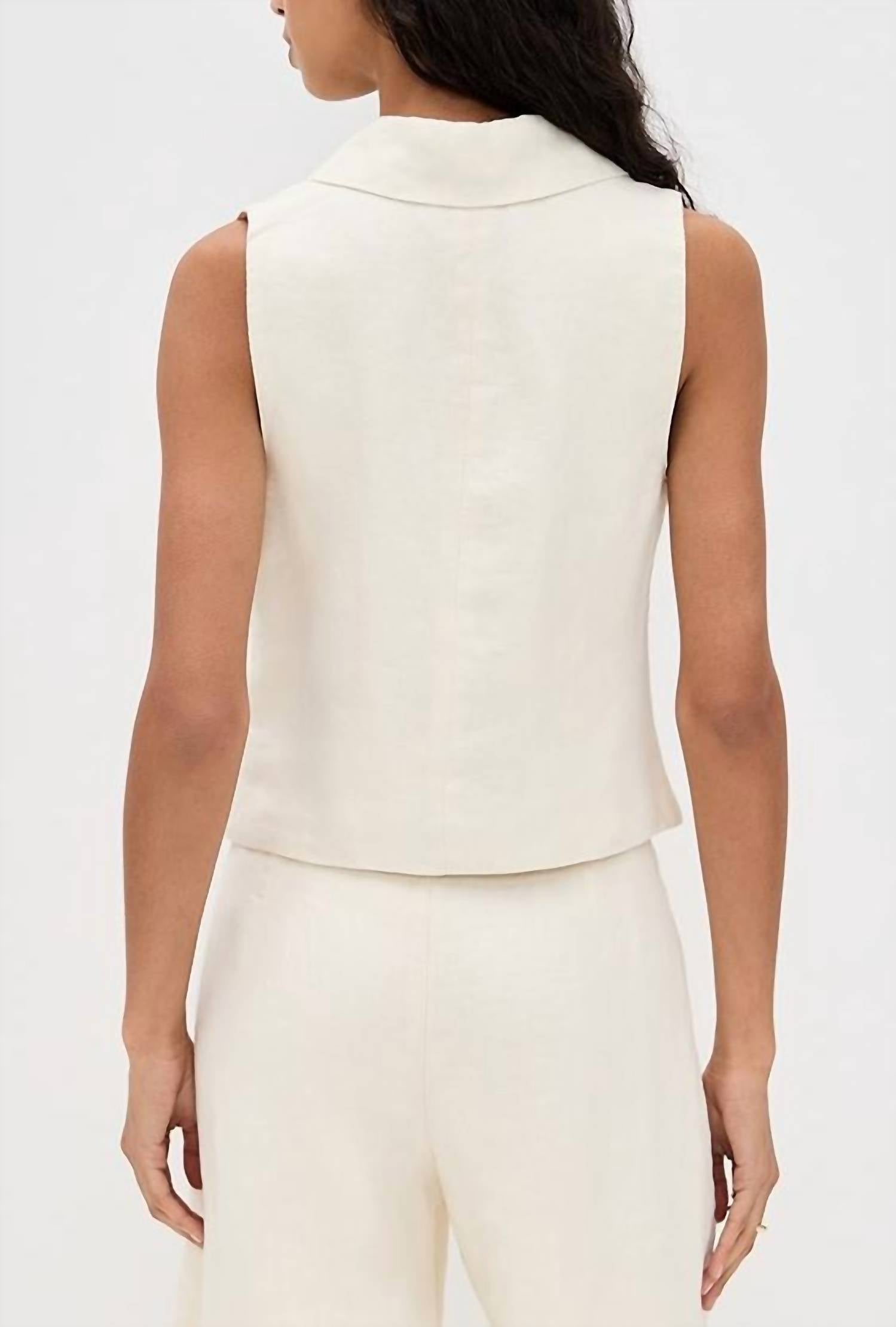 Neev Top In Flax