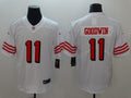 Men's San Francisco 49ers Marquise Goodwin #11 White Game jersey