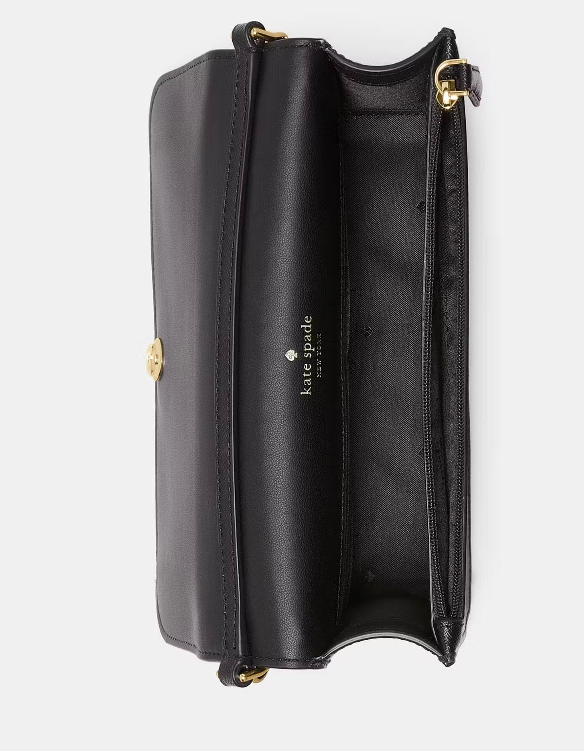 NWT Kate Spade Madison Willow Mini Flap Crossbody Leather Bag In Black
