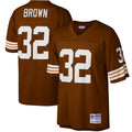Cleveland Browns Jim Brown Mitchell & Ness Brown Big & Tall 1963 Retired Player Replica Jersey