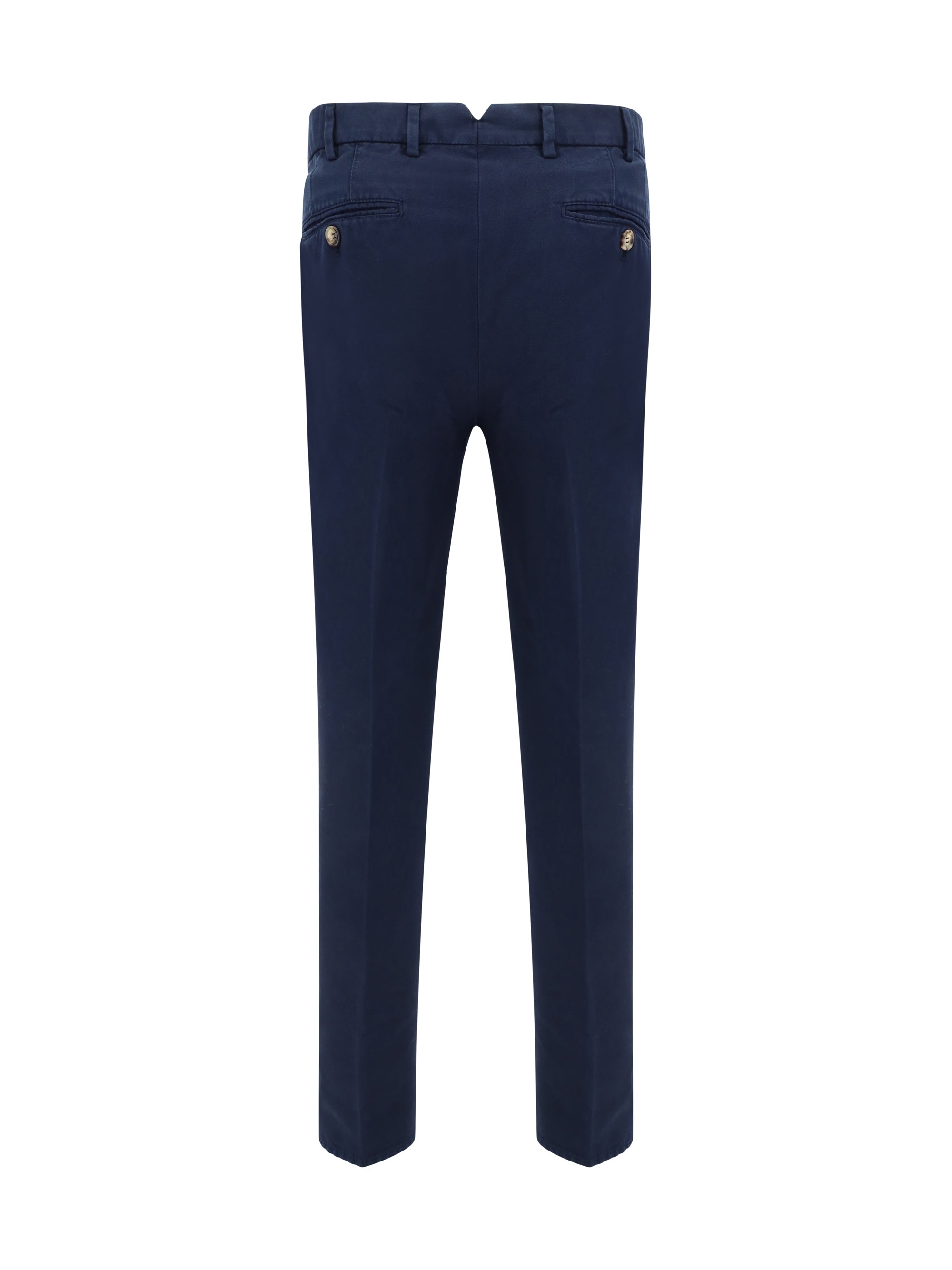 Brunello Cucinelli Men Dyed Cotton Pants