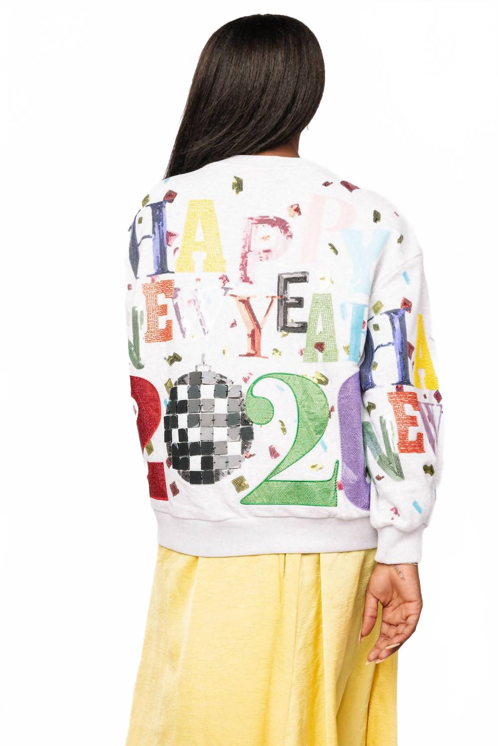 Happy New Year 2026 Sweatshirt In Grey