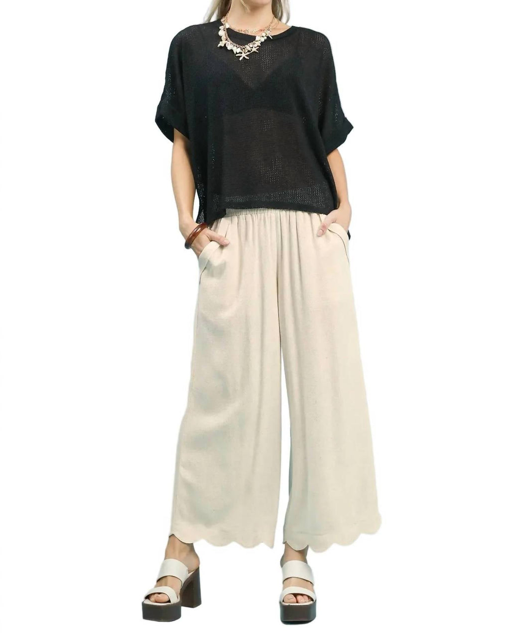 Scalloped Bottoms In Oatmeal