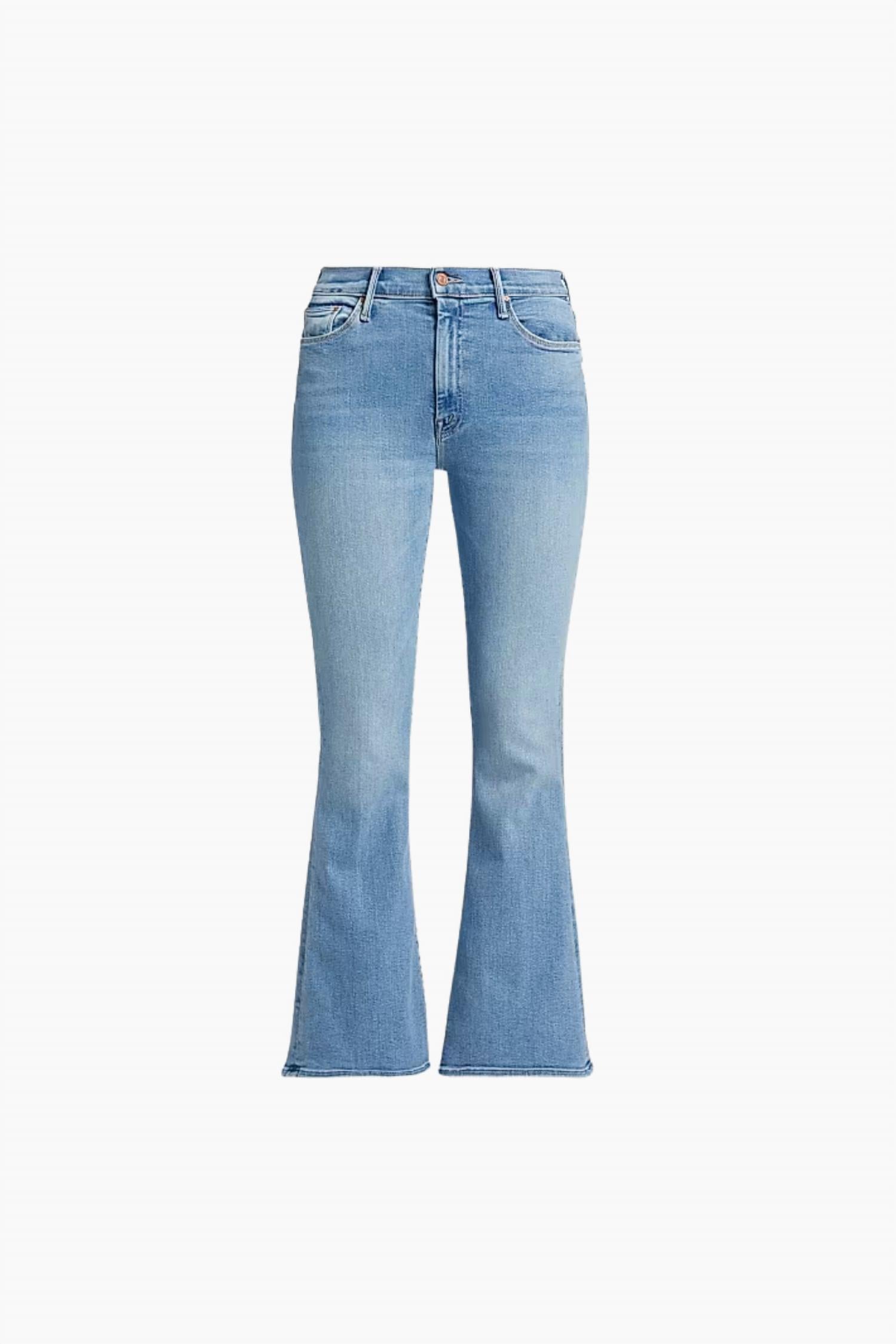 Weekender Fray Mid-Rise Flare Jeans In Ride Hard Live Louder