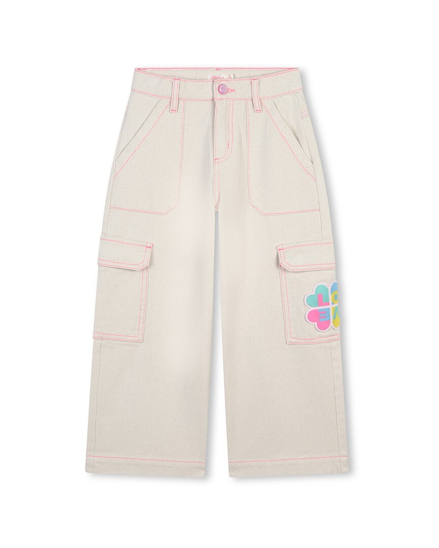 Billieblush Floral Denim Cargo Pant