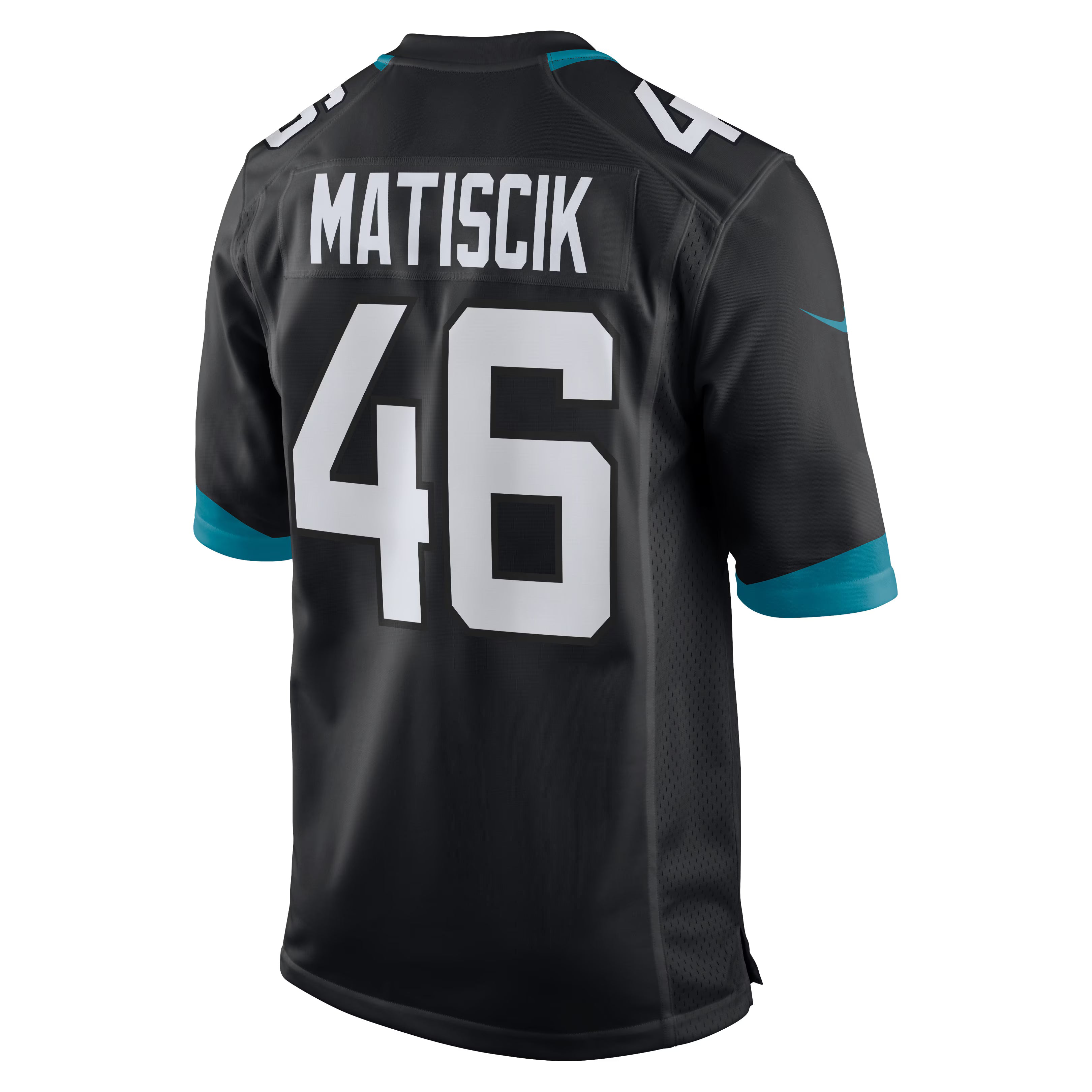Jacksonville Jaguars Ross Matiscik Black Alternate Game Jersey