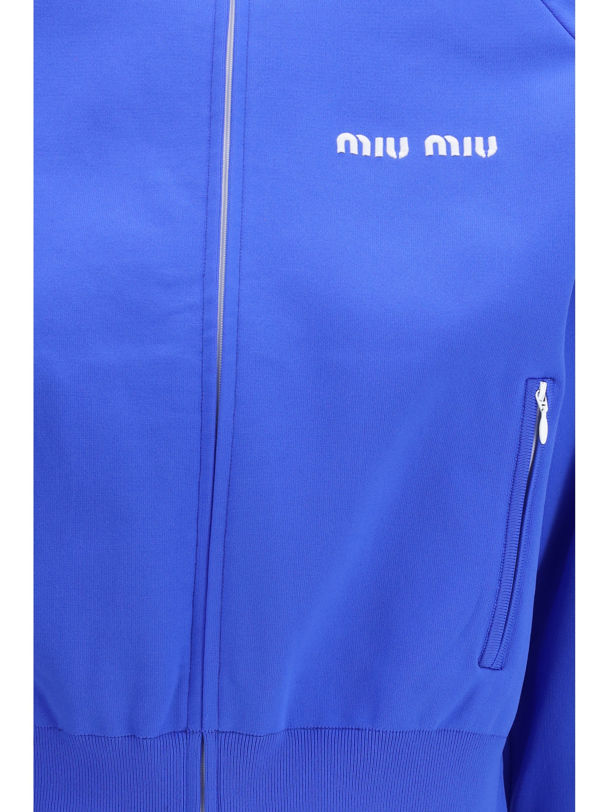 Miu Miu Women Zip-Up Sweatshirt
