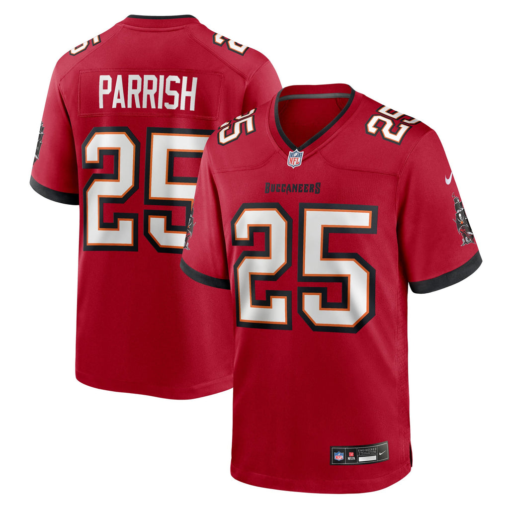 Tampa Bay Buccaneers Jacob Parrish Red Team Game Jersey