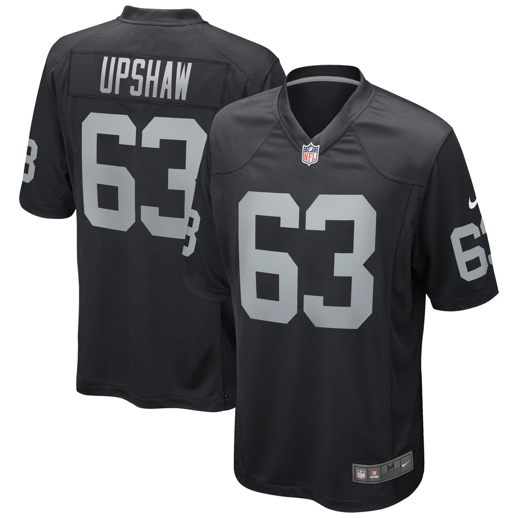 Las Vegas Raiders Gene Upshaw Black Game Retired Player Jersey