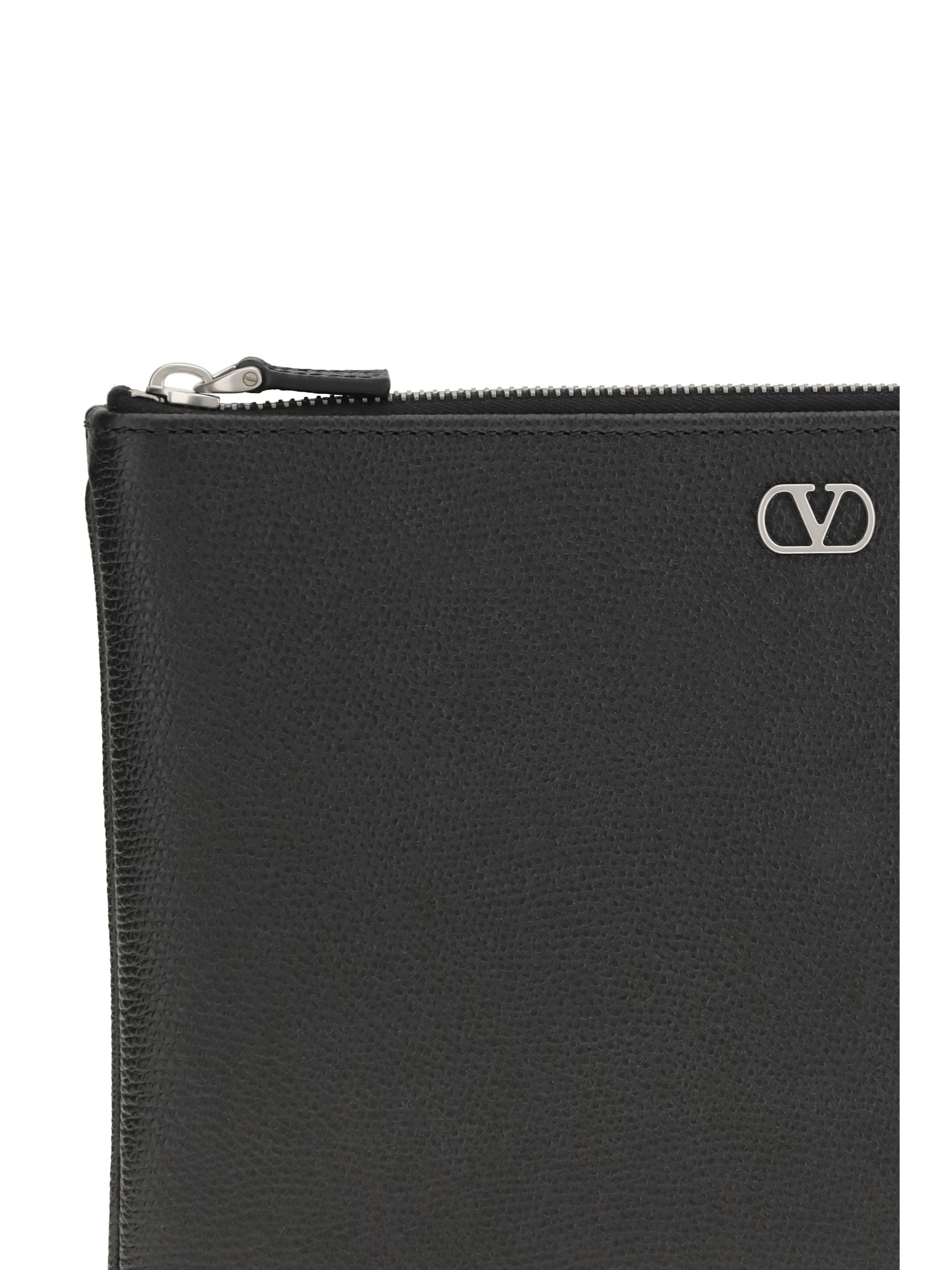 Valentino Garavani Men Leather Pouch