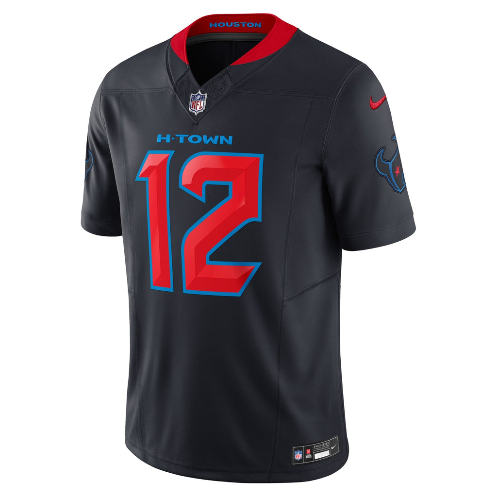 Houston Texans Nico Collins Navy Alternate 2 Vapor F.U.S.E. Limited Jersey