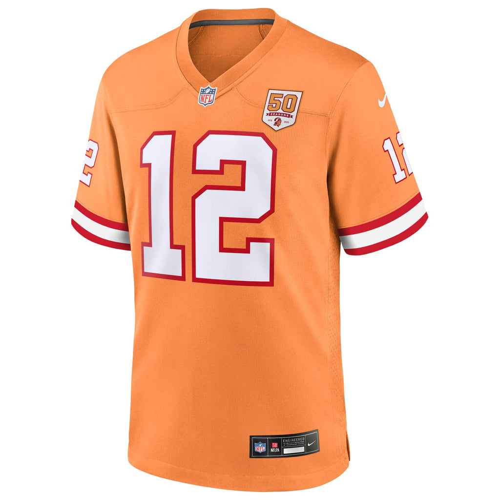 Tampa Bay Buccaneers Doug Williams Creamsicle 50th Season Game Jersey