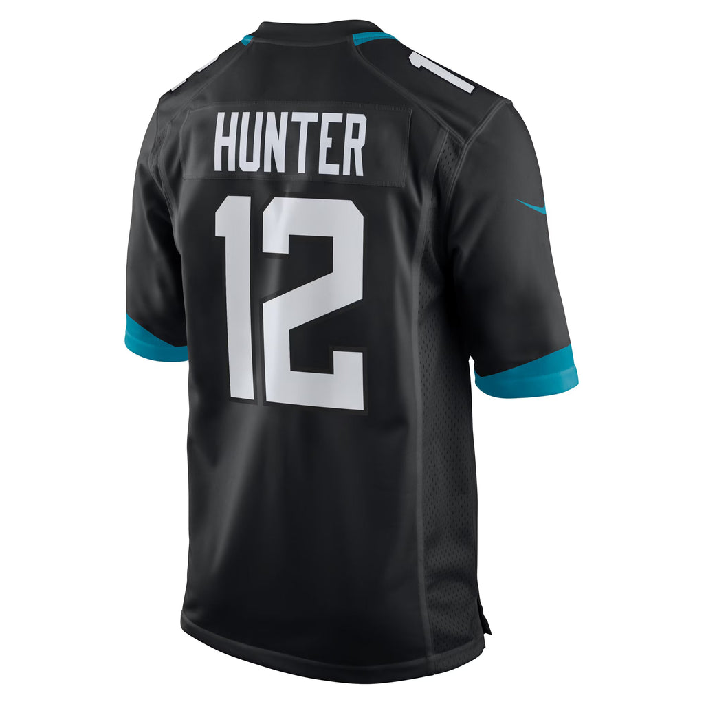 Jacksonville Jaguars Travis Hunter Black 2025 NFL Draft First Round Pick Alternate Game Player Jersey