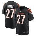 Cincinnati Bengals Jordan Battle Black Team Game Jersey