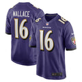 Baltimore Ravens Tylan Wallace Purple Game Jersey
