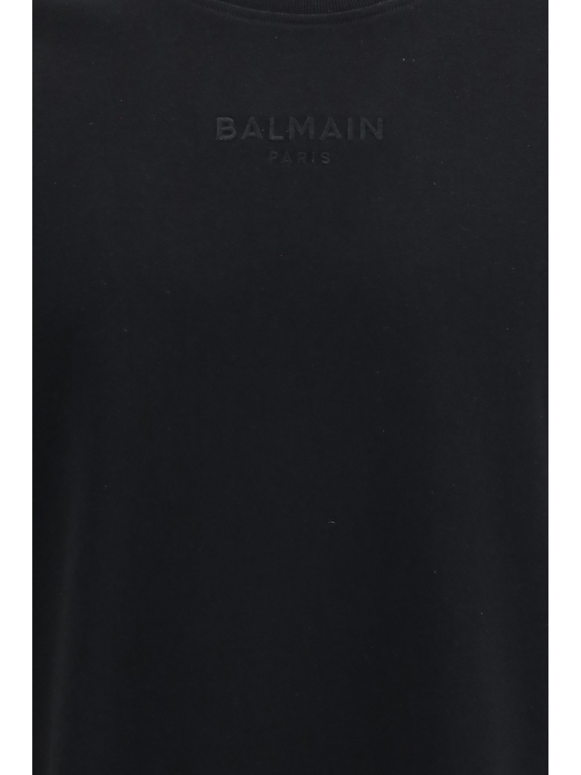 Balmain Men Embroidered Logo T-Shirt