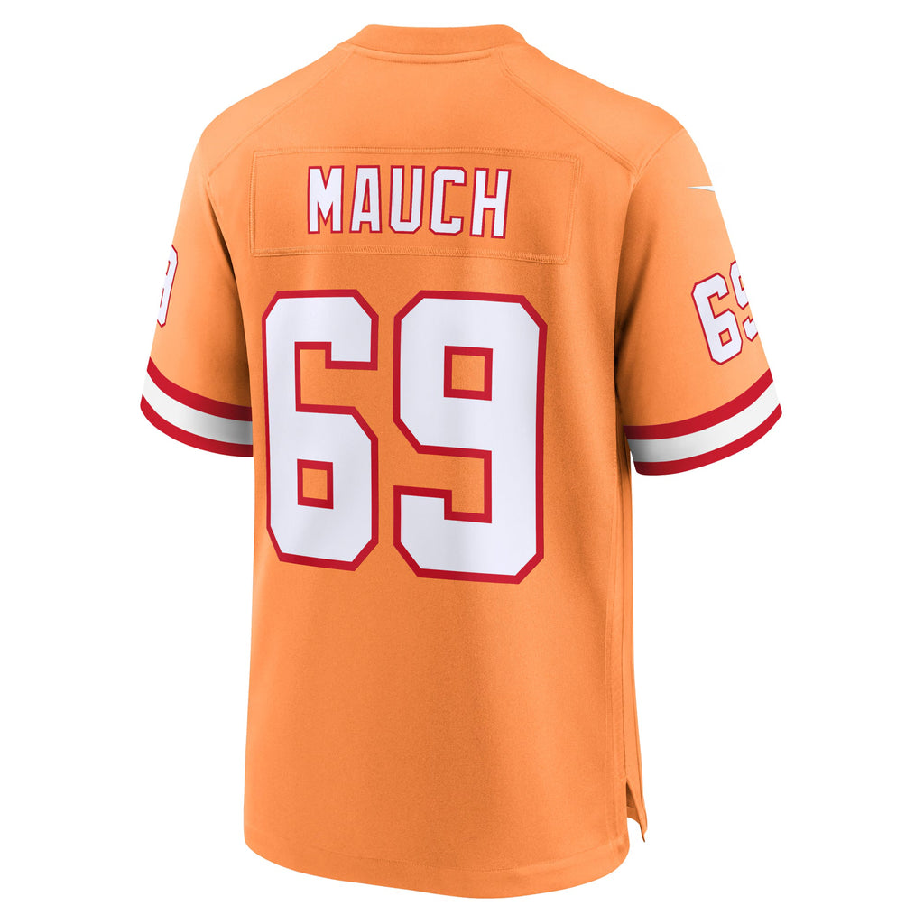 Tampa Bay Buccaneers Cody Mauch Orange Alternate Game Jersey